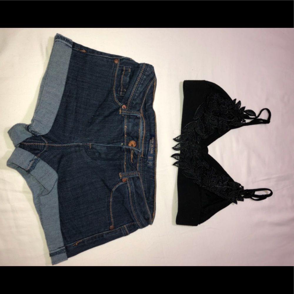Bralette and shorts